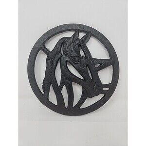 Old Mountain Cast Iron Trivet Horse Head Design Pot Holder 2017